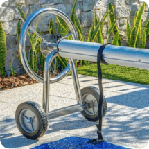 جمع کننده روکش استخر استیل